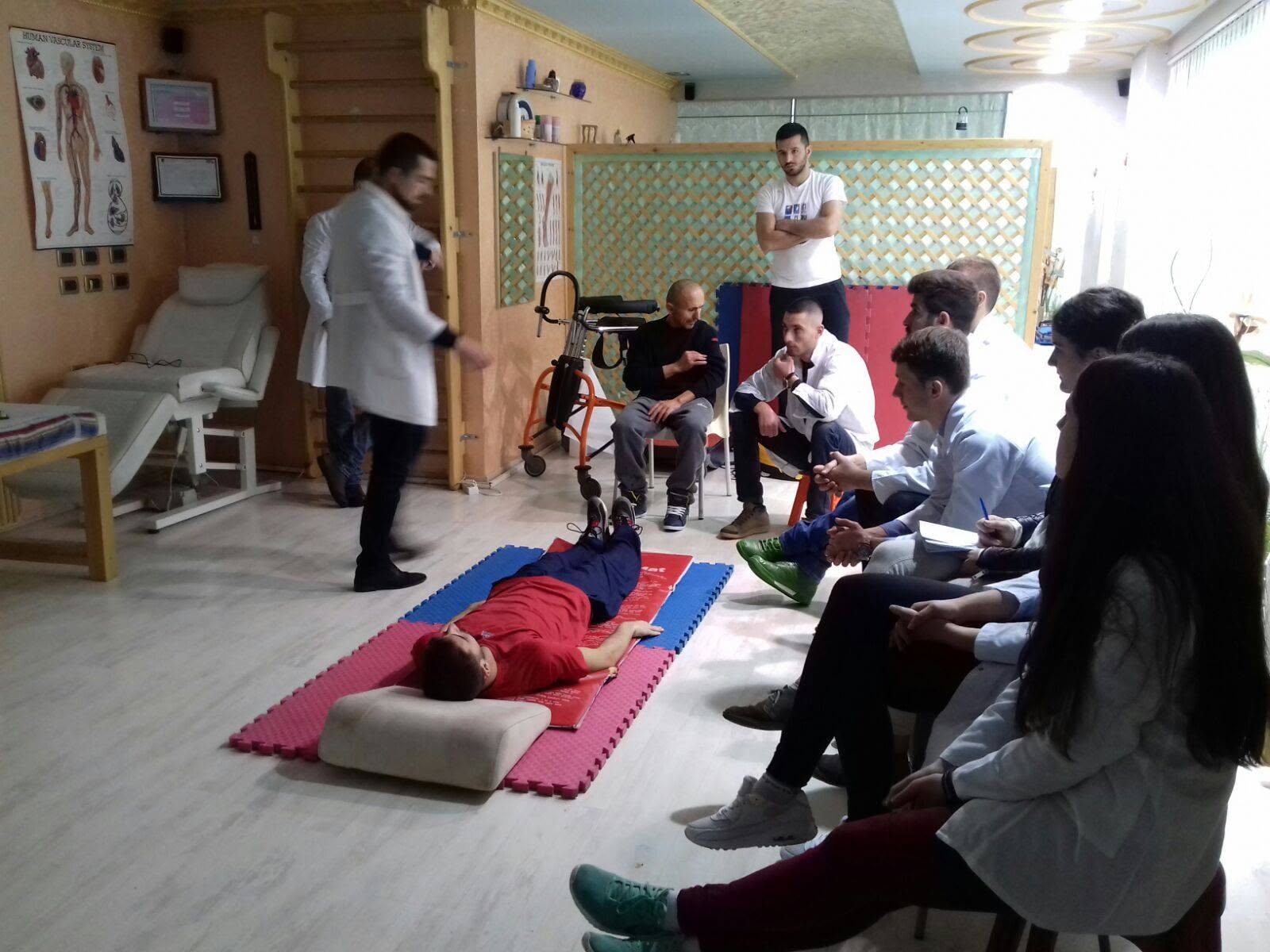 A group workshop at the SHRFPAK centre with participants and instructors